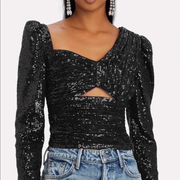 Self-Portrait | Tops | Self Portrait Sequin Top | Poshmark